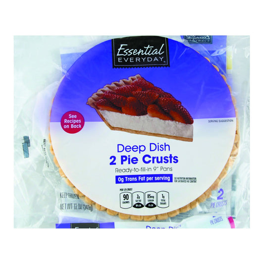 Essential Everyday Deep Dish 2 Pie Crusts