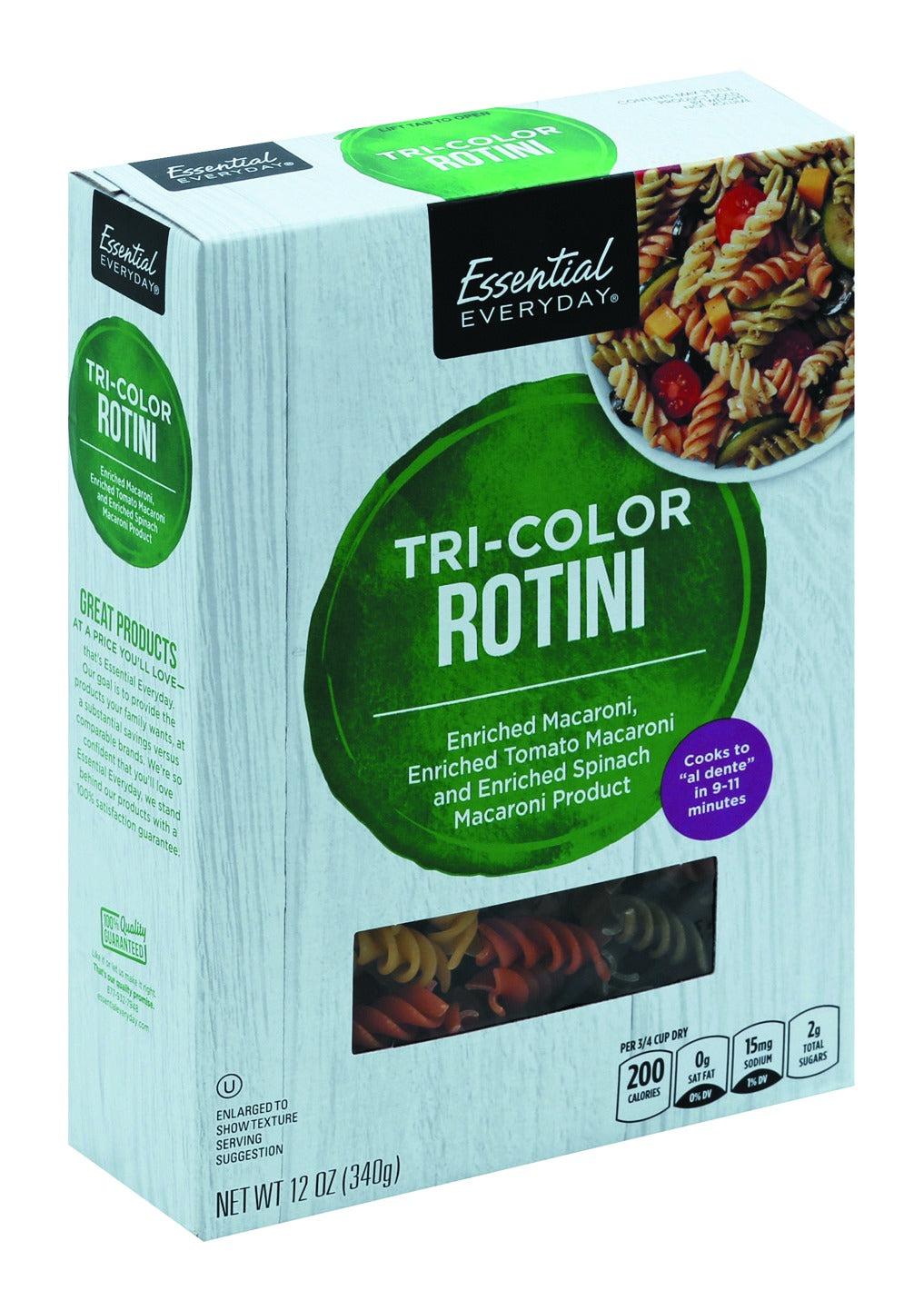 Essential Everyday Rotini, Tri-Color