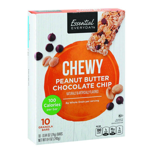 Essential Everyday Chewy Peanut Butter Chocolate Chip Bar