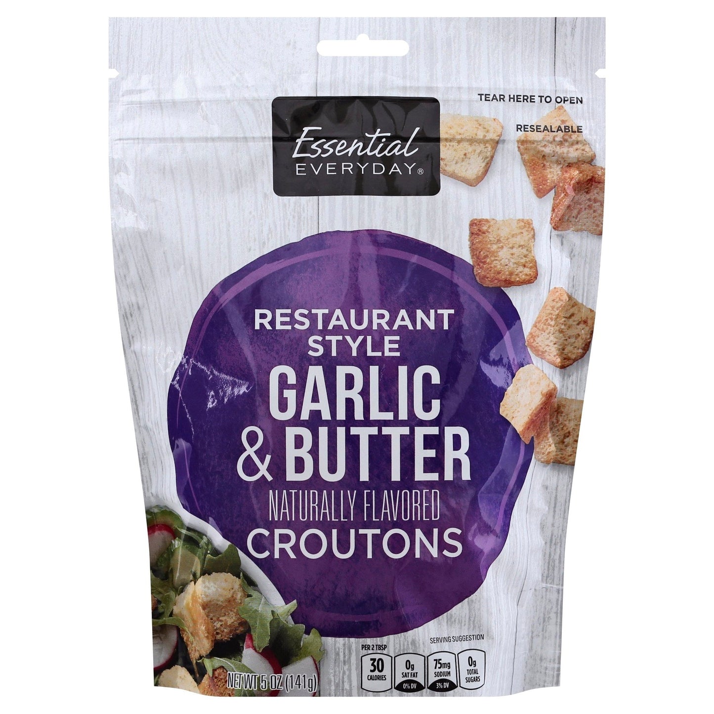 Essential Everyday Croutons, Garlic & Butter, Restaurant Style
