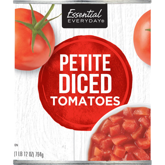 Essential Everyday Diced Tomatoes, Petite 1lb