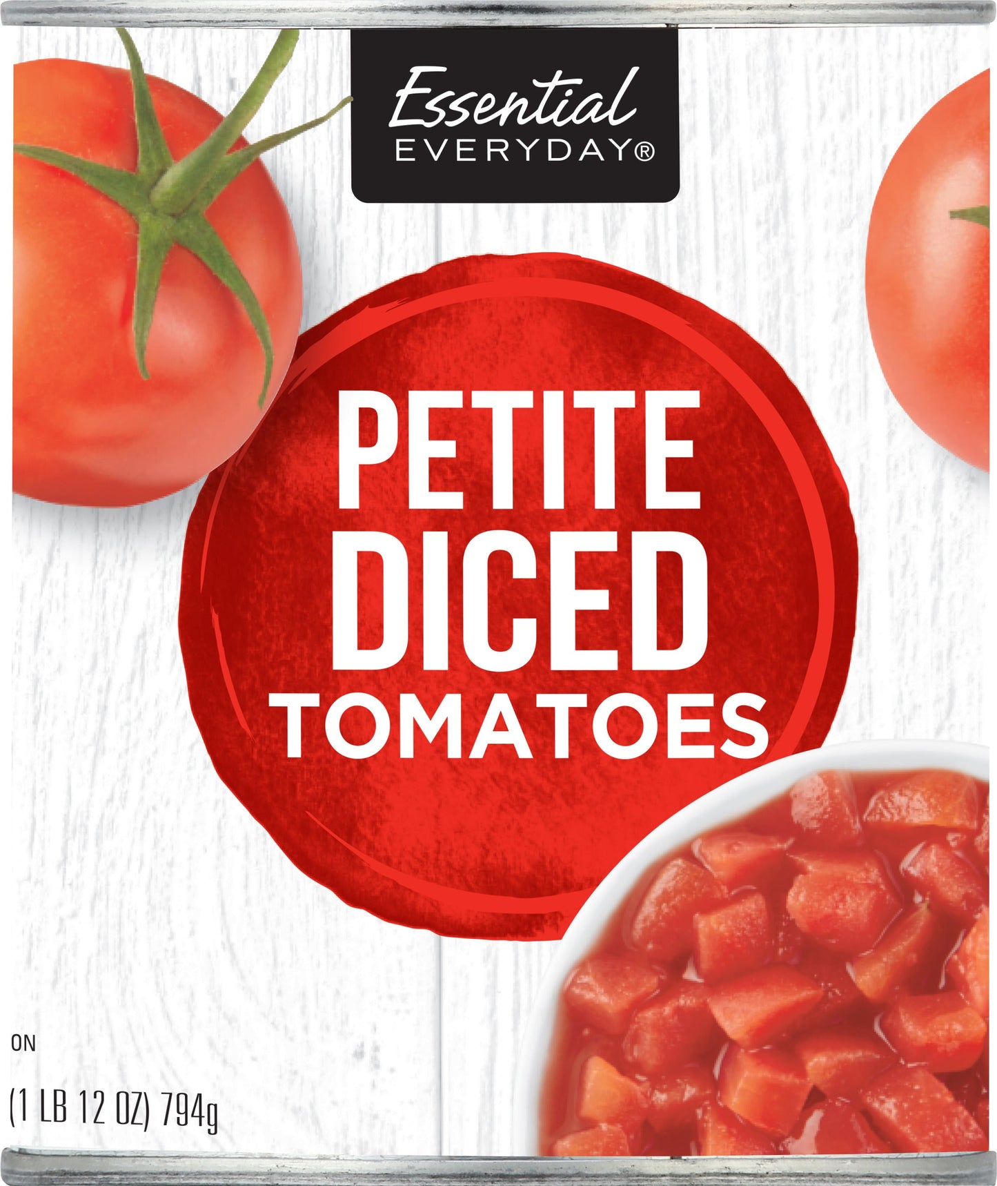 Essential Everyday Diced Tomatoes, Petite 1lb