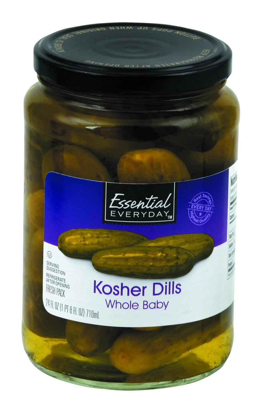 Essential Everyday Kosher Dills, Baby, Whole