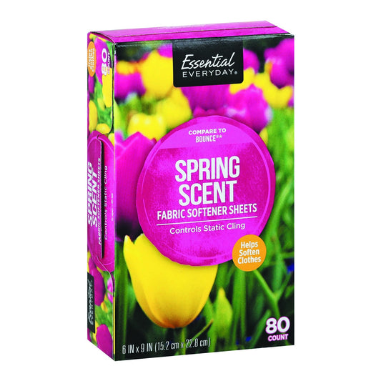 Essential Everyday Spring Scent Fabric Softener Sheets