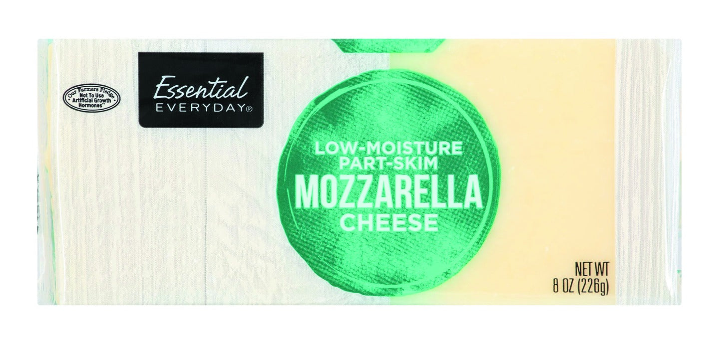 Essential Everyday Cheese, Part Skim, Mozzarella, Low-Moisture
