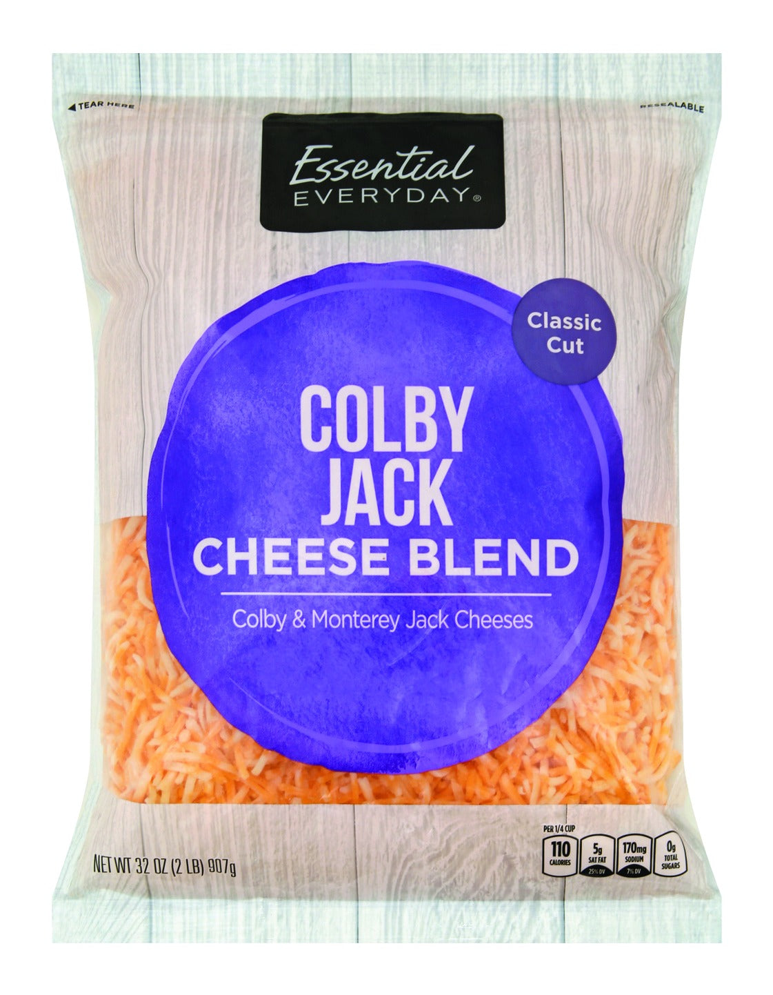 Essential Everyday Cheese Blend, Colby Jack