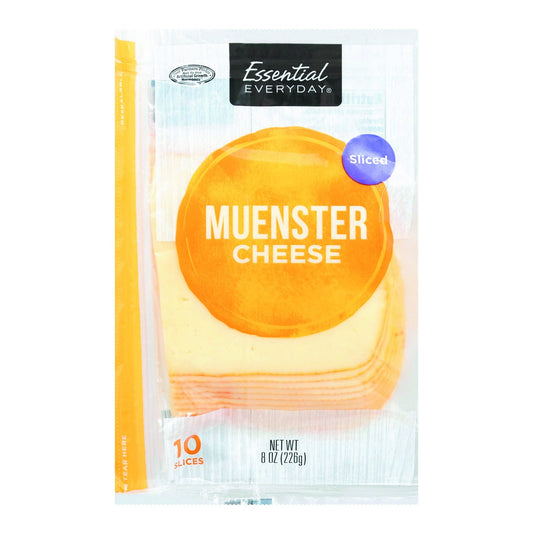 Essential Everyday Cheese, Muenster, Sliced