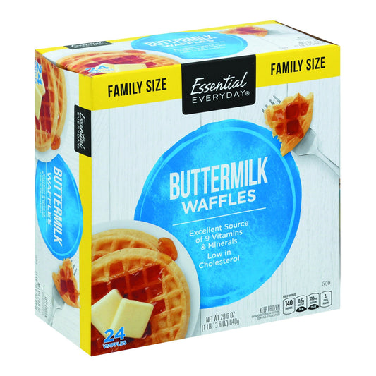 Essential Everyday Waffles, Buttermilk, Family Size