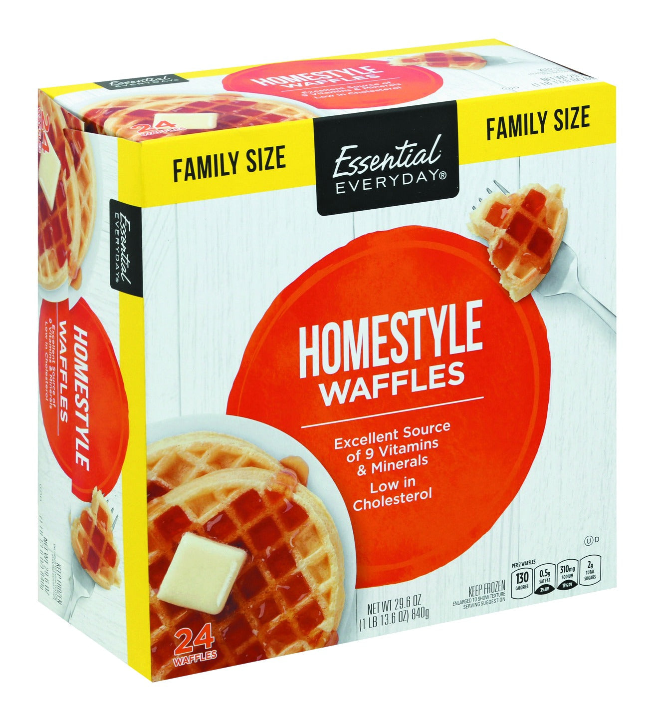 Essential Everyday Waffles, Homestyle, Family Size