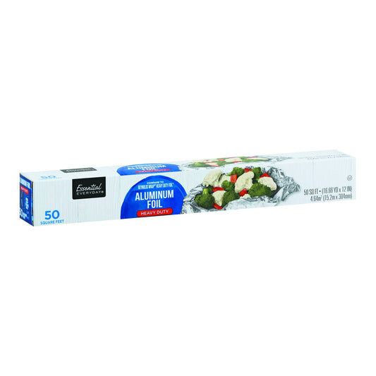 Essential Everyday Aluminum Foil Heavy Duty - 50sqt