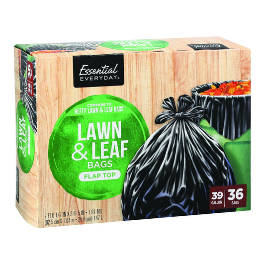 Essential Everyday Lawn & Leaf Bags Flap Top