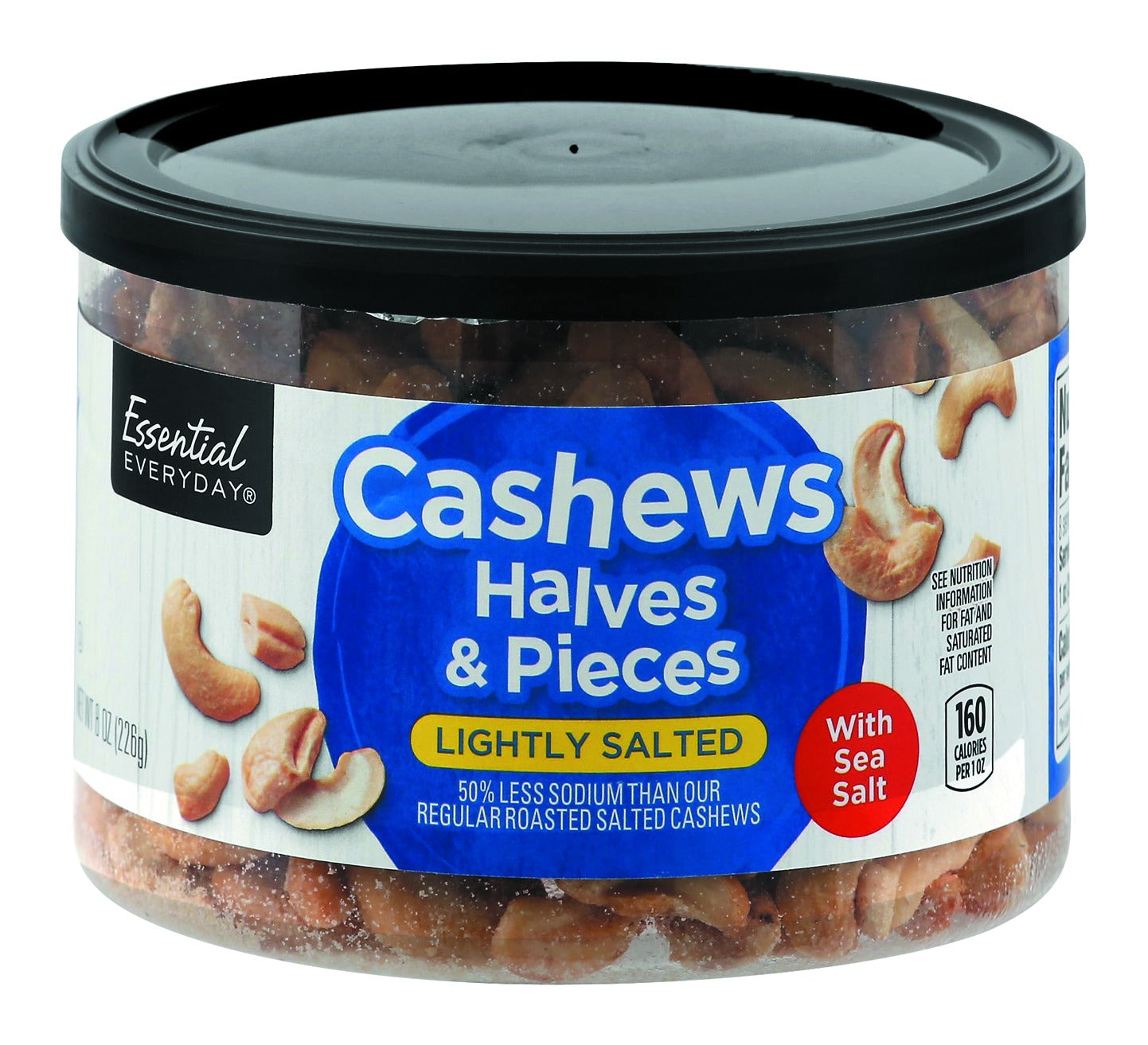 Essential Everyday Cashews Halves & Pieces Lightly Salted