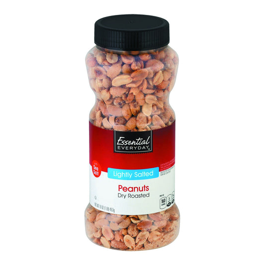Essential Everyday Peanuts, Dry Roasted, Lightly Salted