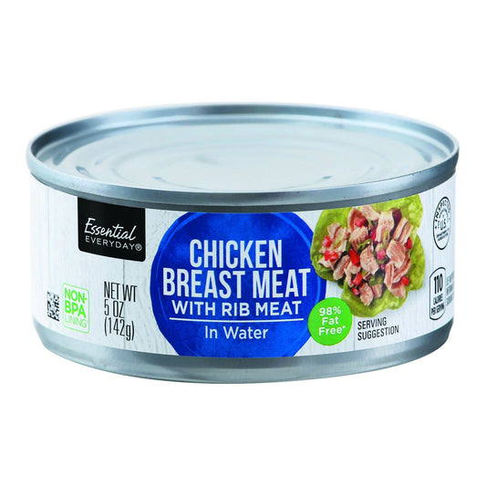 Essential Everyday Chicken Breast Meat with Rib Meat in Water