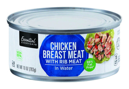 Essential Everyday Chicken Breast Meat with Rib Meat in Water
