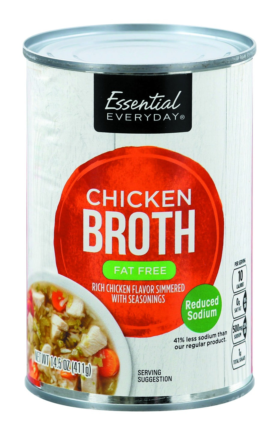 Essential Everyday Broth, Fat Free, Chicken