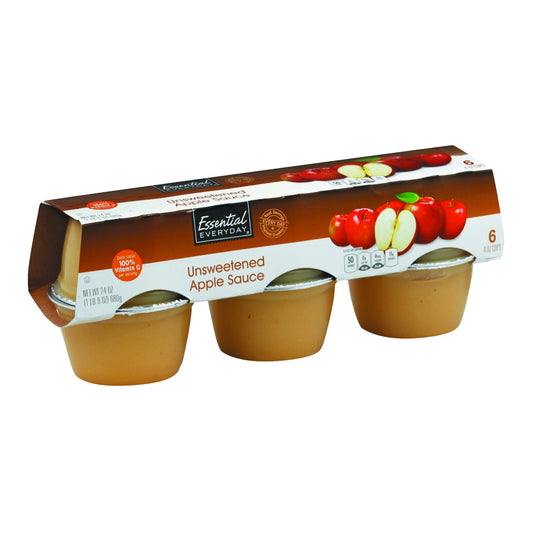 Essential Everyday Apple Sauce, Unsweetened, Cups