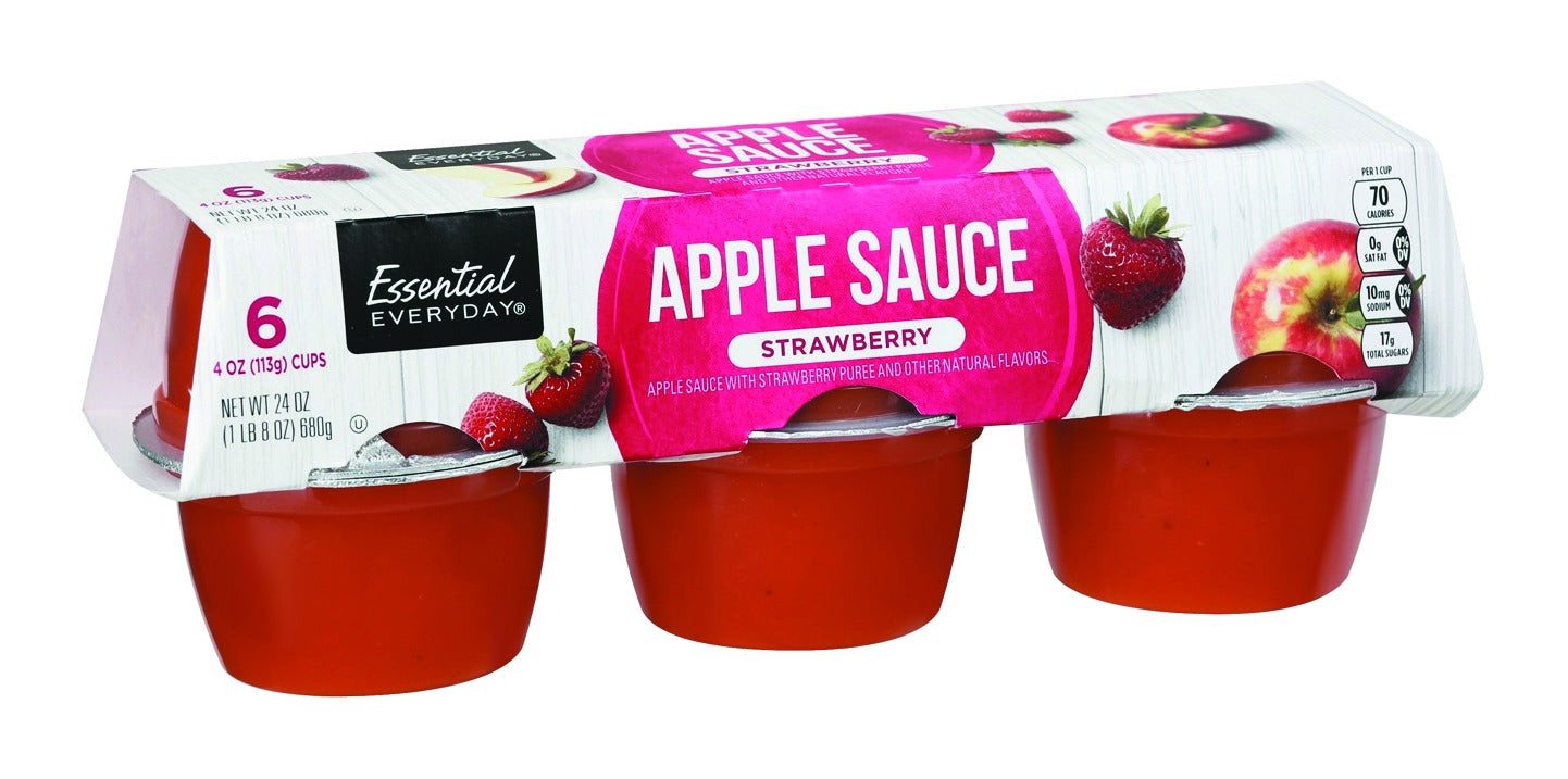 Essential Everyday Apple Sauce, Strawberry