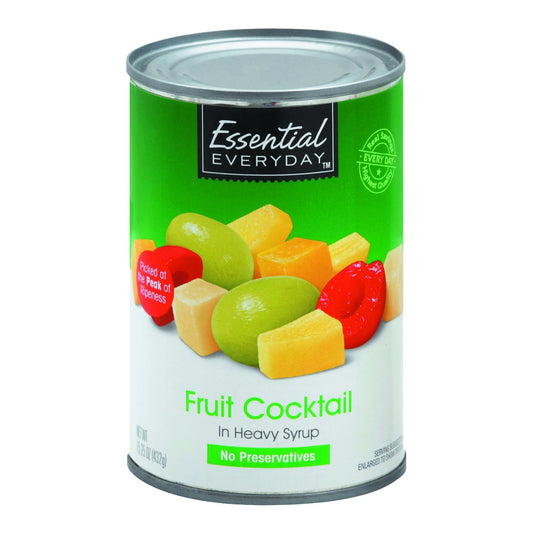 Essential Everyday Fruit Cocktail, In Heavy Syrup
