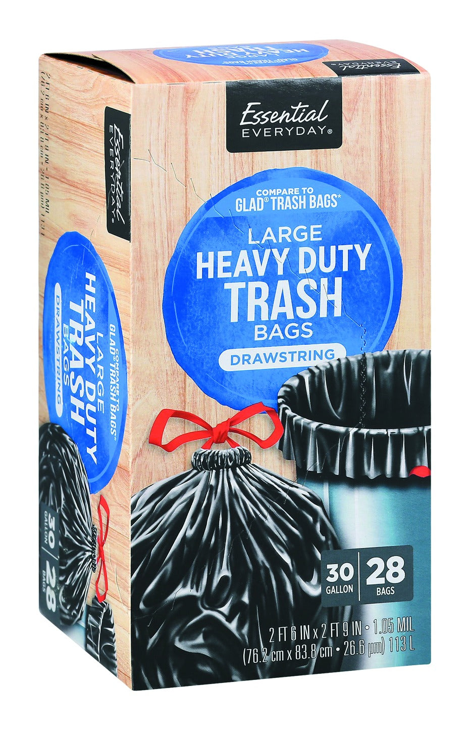 Essential Everyday Large Heavy Duty Drawstrings 30