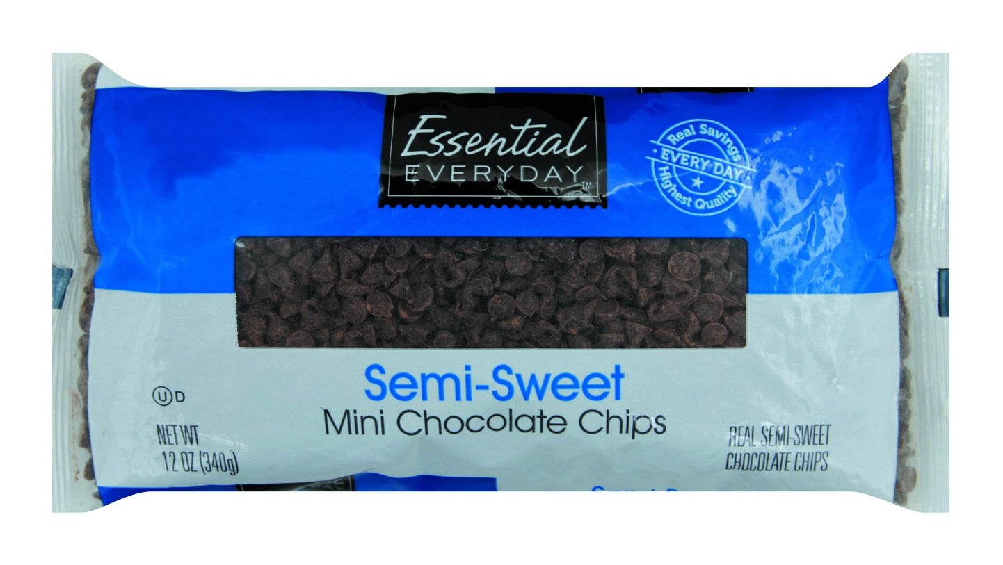 Essential Everyday Chocolate Chips, Semi-Sweet, Mini