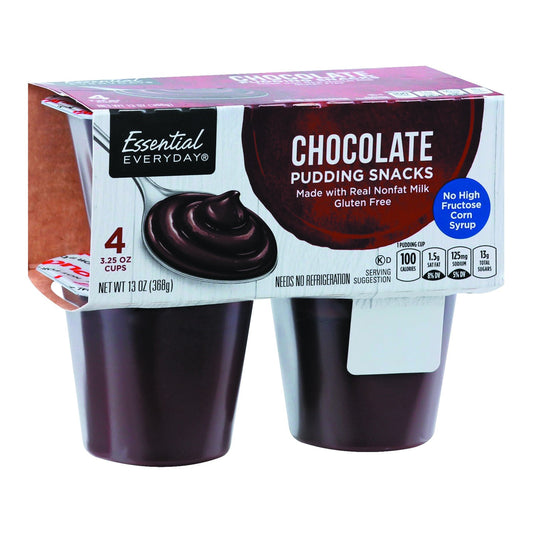 Essential Everyday Pudding Snacks, Chocolate