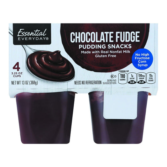 Essential Everyday Pudding Snacks, Chocolate Fudge