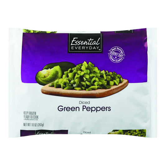 Essential Everyday Green Peppers, Diced