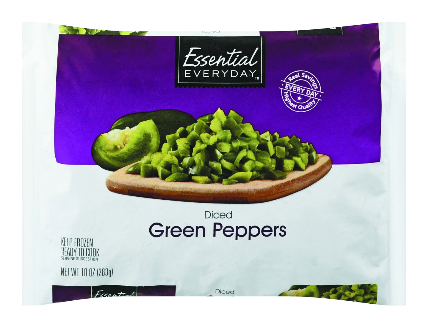 Essential Everyday Green Peppers, Diced