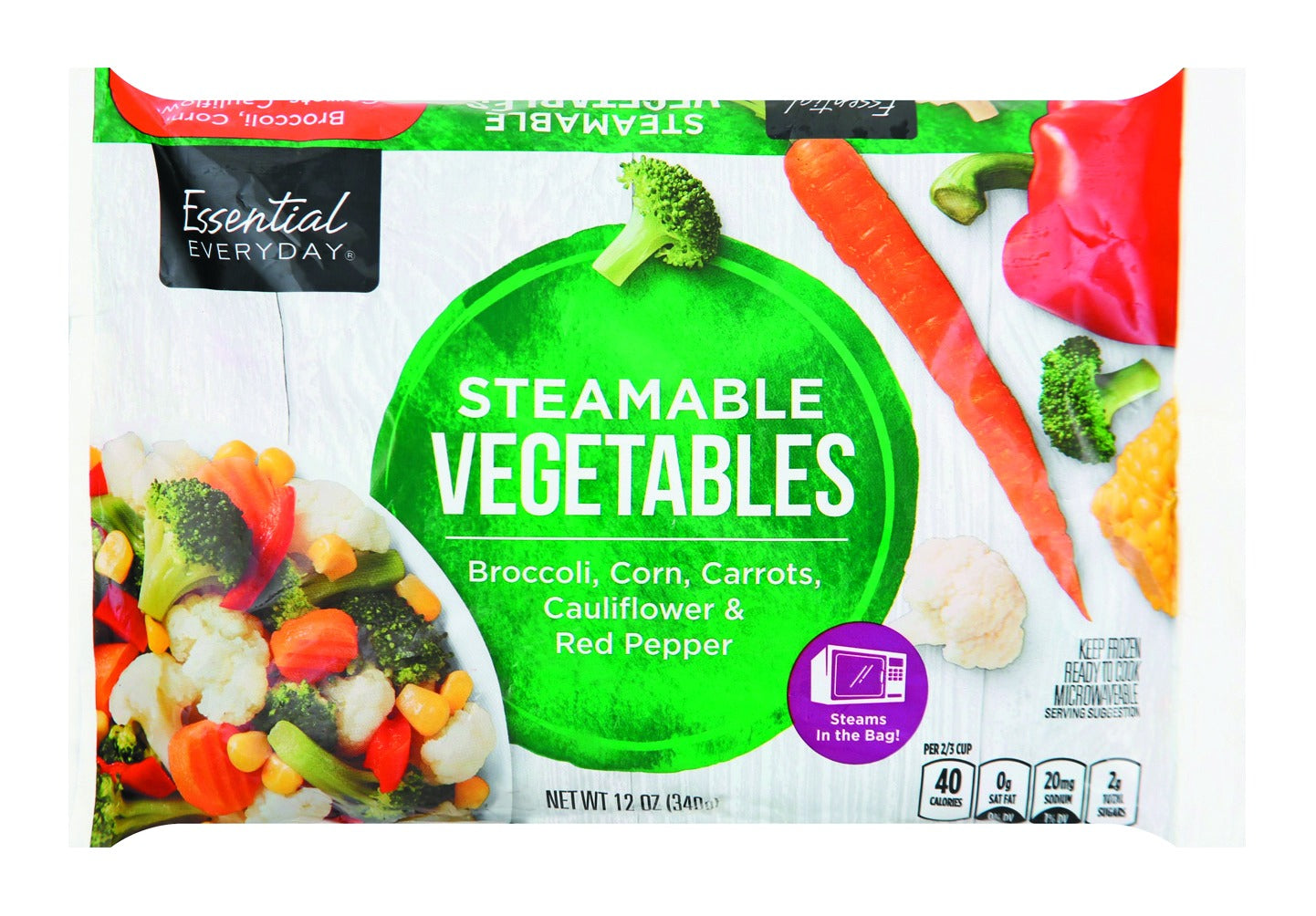Essential Everyday Vegetables, Steamable