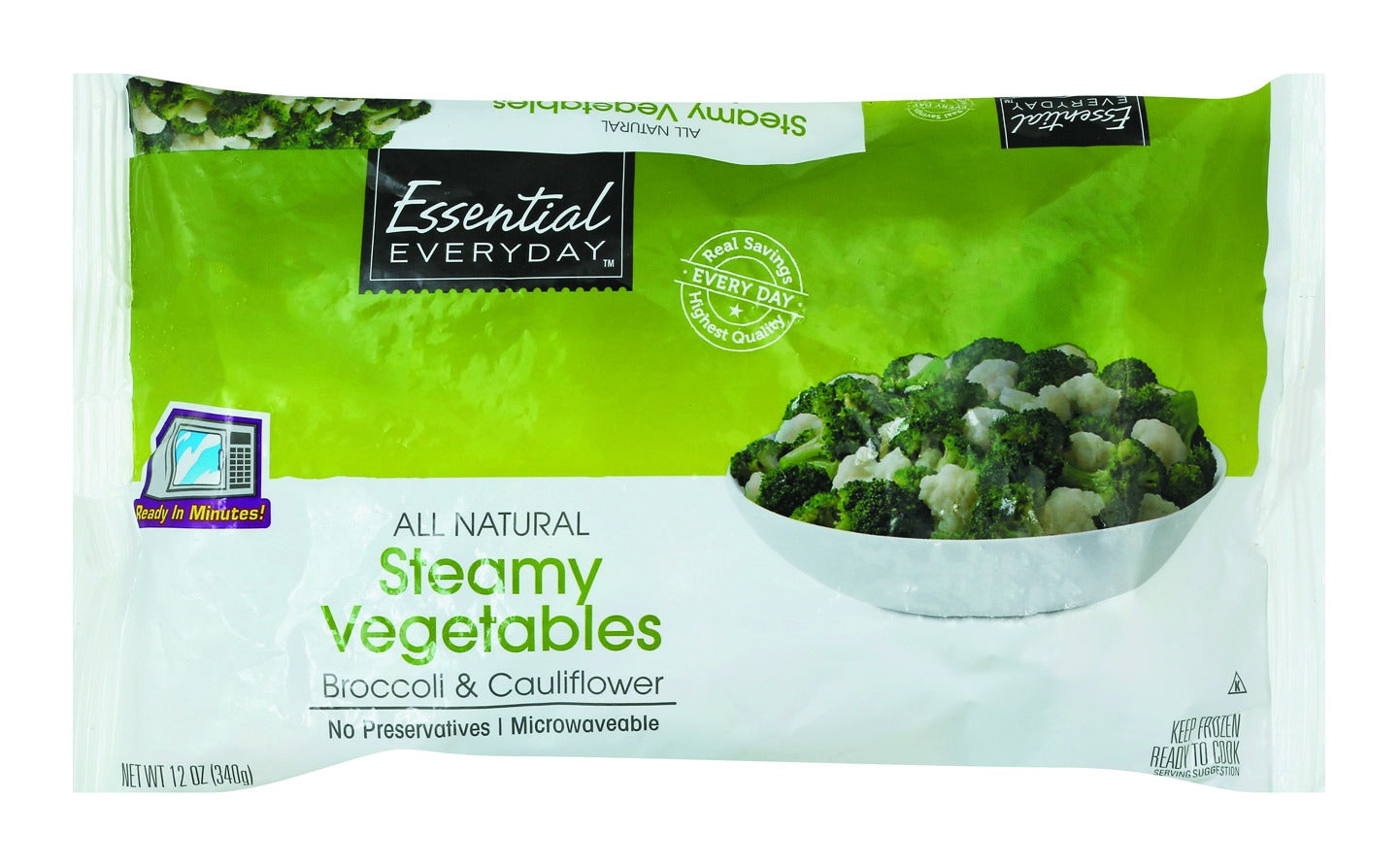 Essential Everyday All Natural Steamy Vegetables