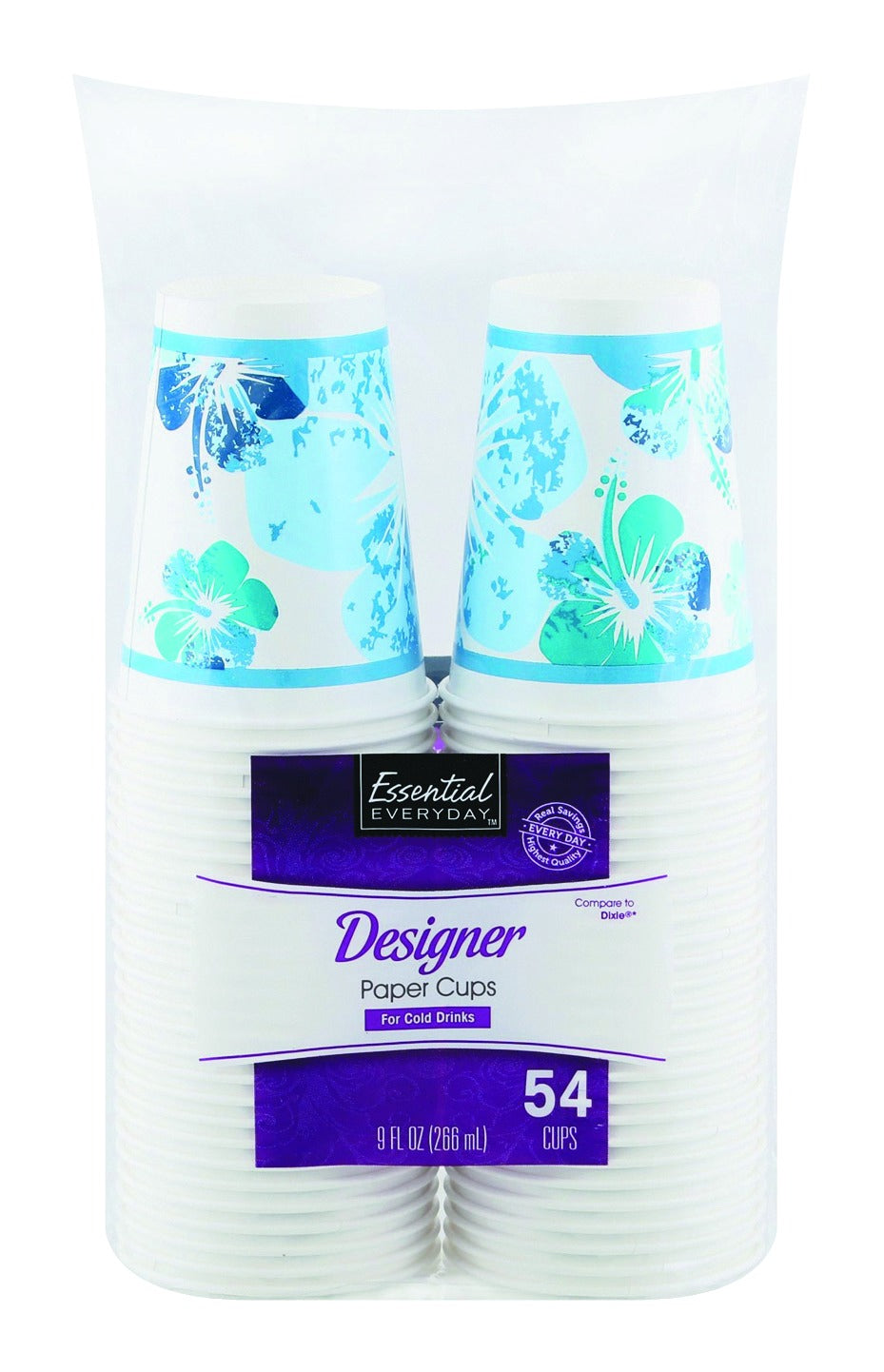 Essential Everyday Designer Paper Cups - 54ct