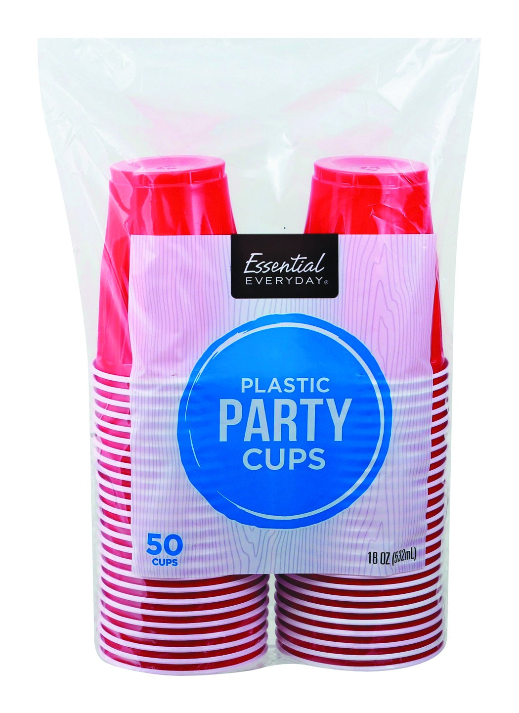 Essential Everyday Plastic Party Cups - 50ct