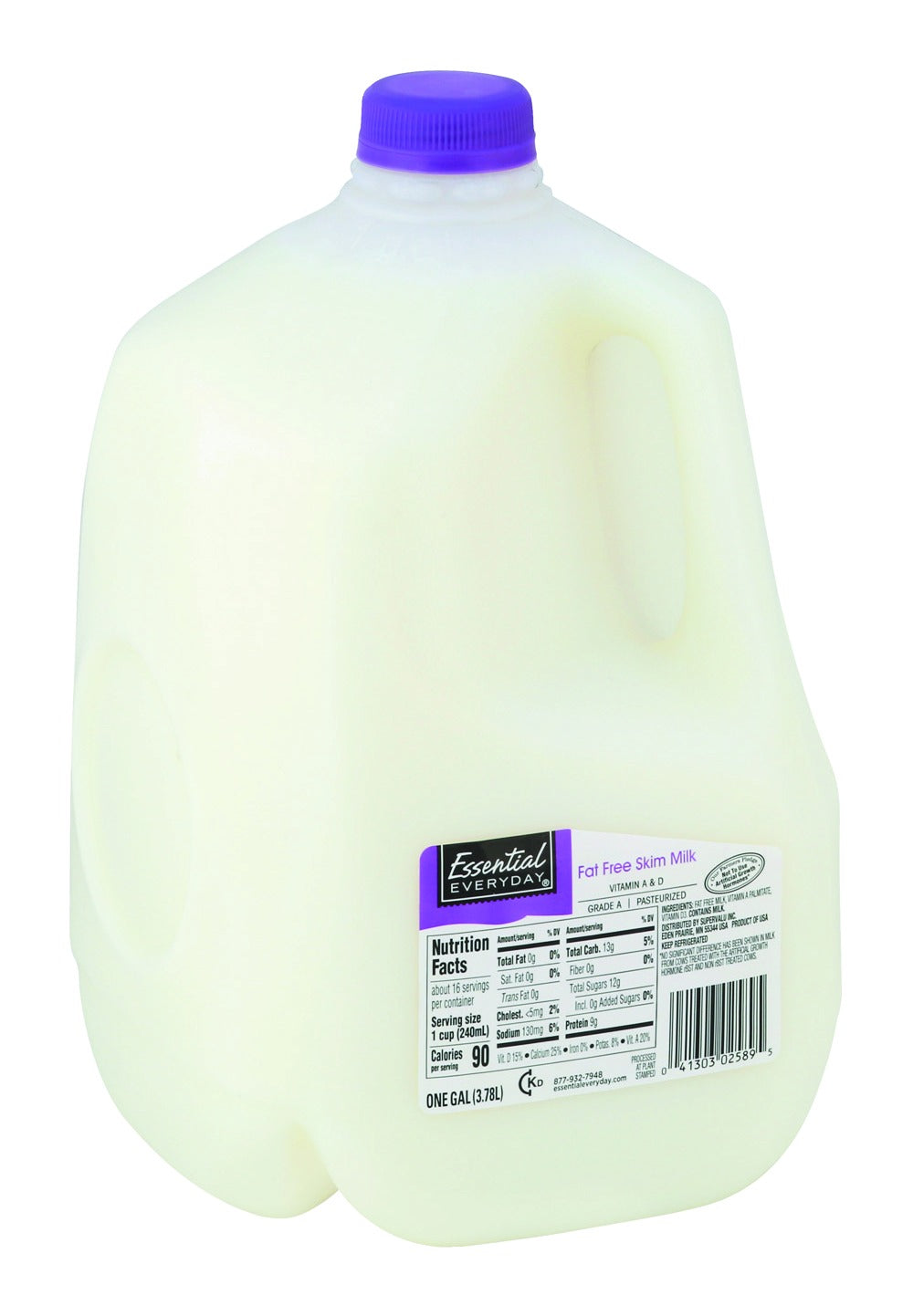 Essential Everyday Milk, Skim, Fat Free