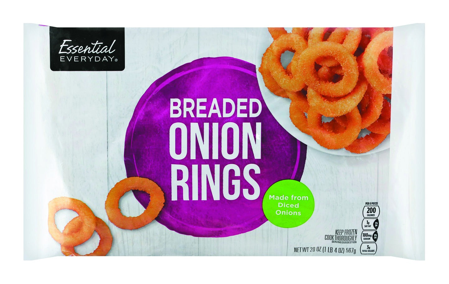 Essential Everyday Onion Rings, Breaded