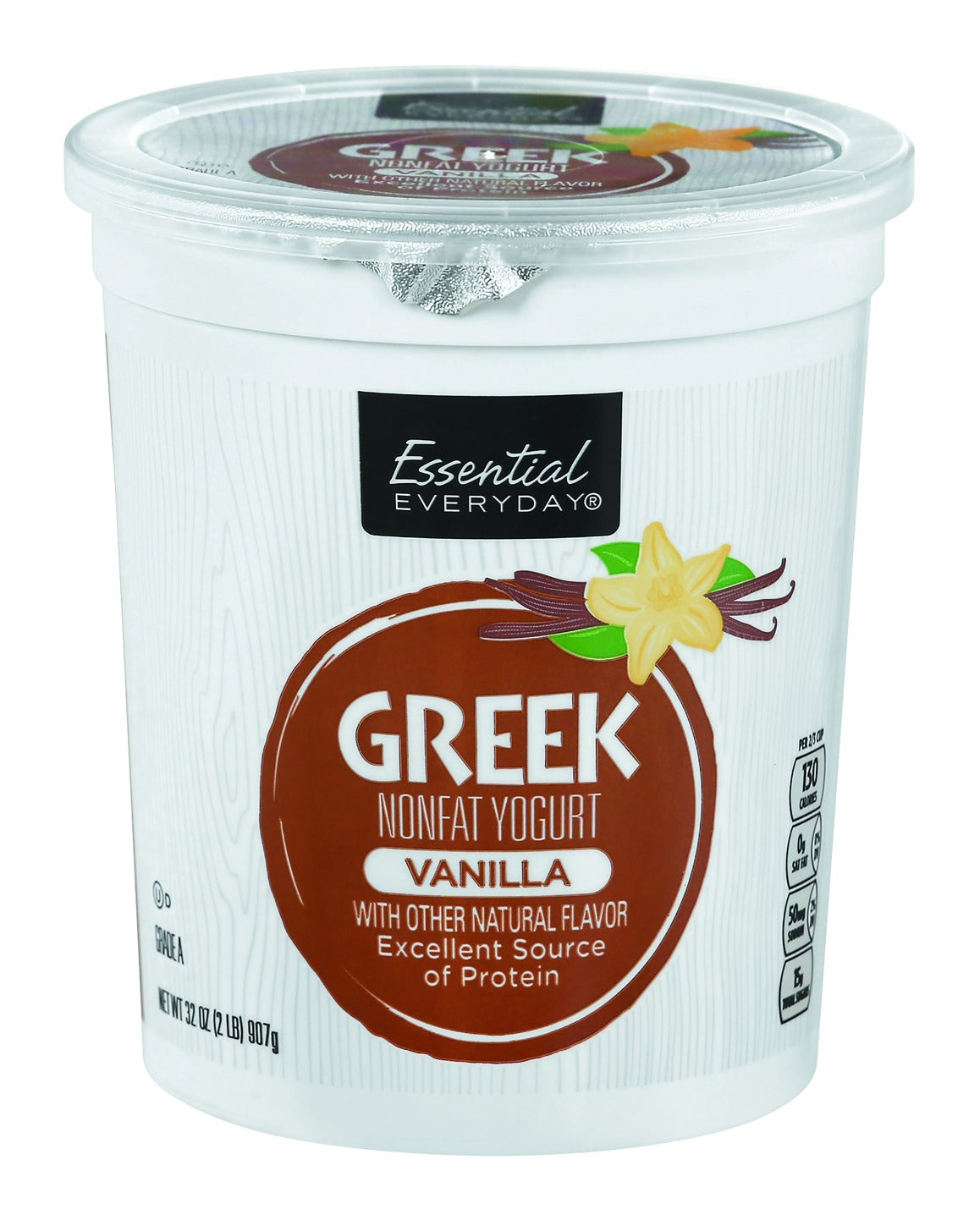 Essential Everyday Yogurt, Greek, Nonfat, Vanilla