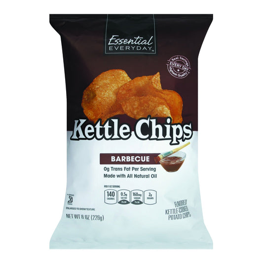 Essential Everyday Potato Chips, Kettle-Cooked, Barbecue Flavored