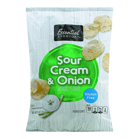 Essential Everyday Potato Chips, Sour Cream & Onion