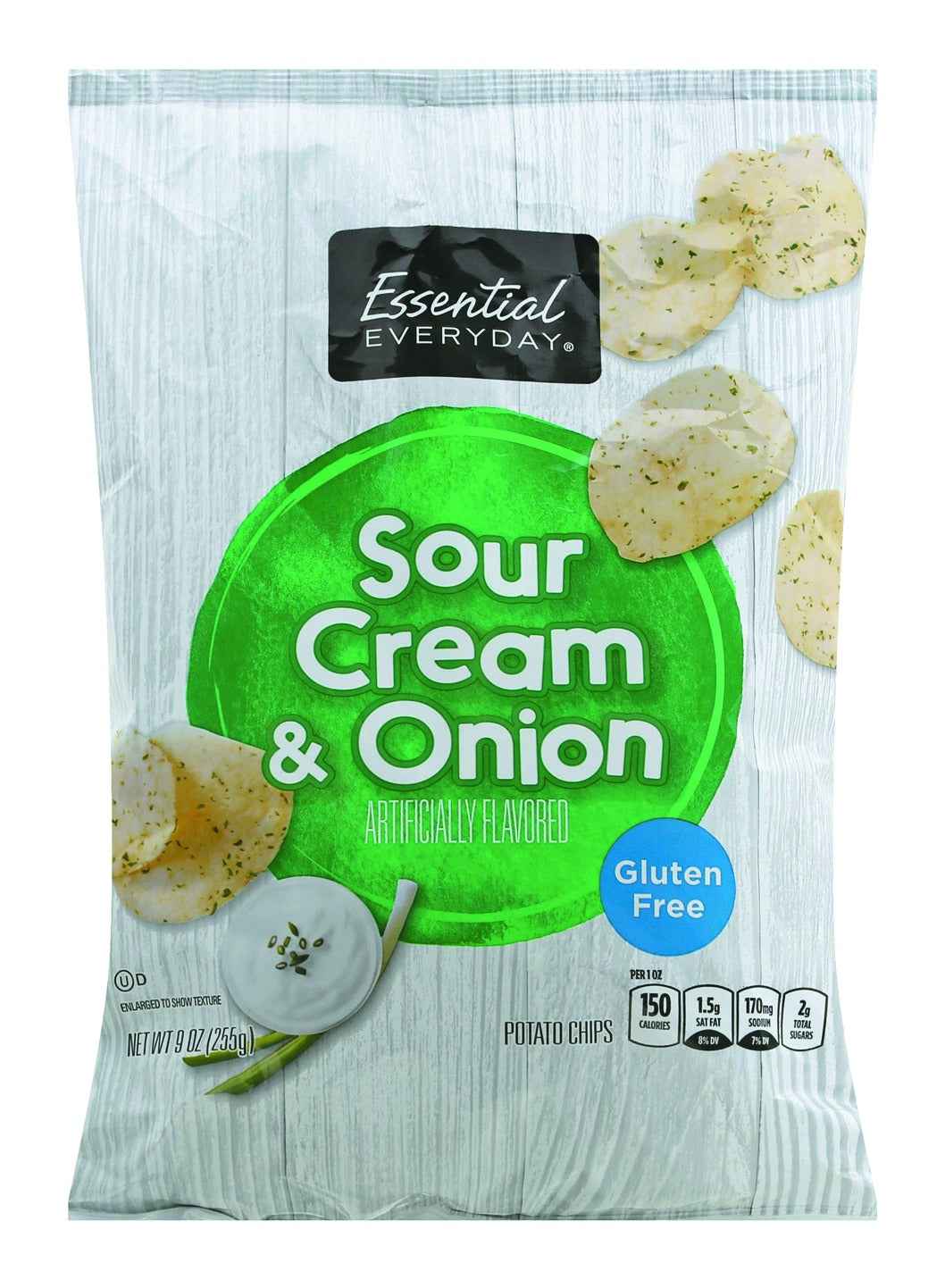 Essential Everyday Potato Chips, Sour Cream & Onion