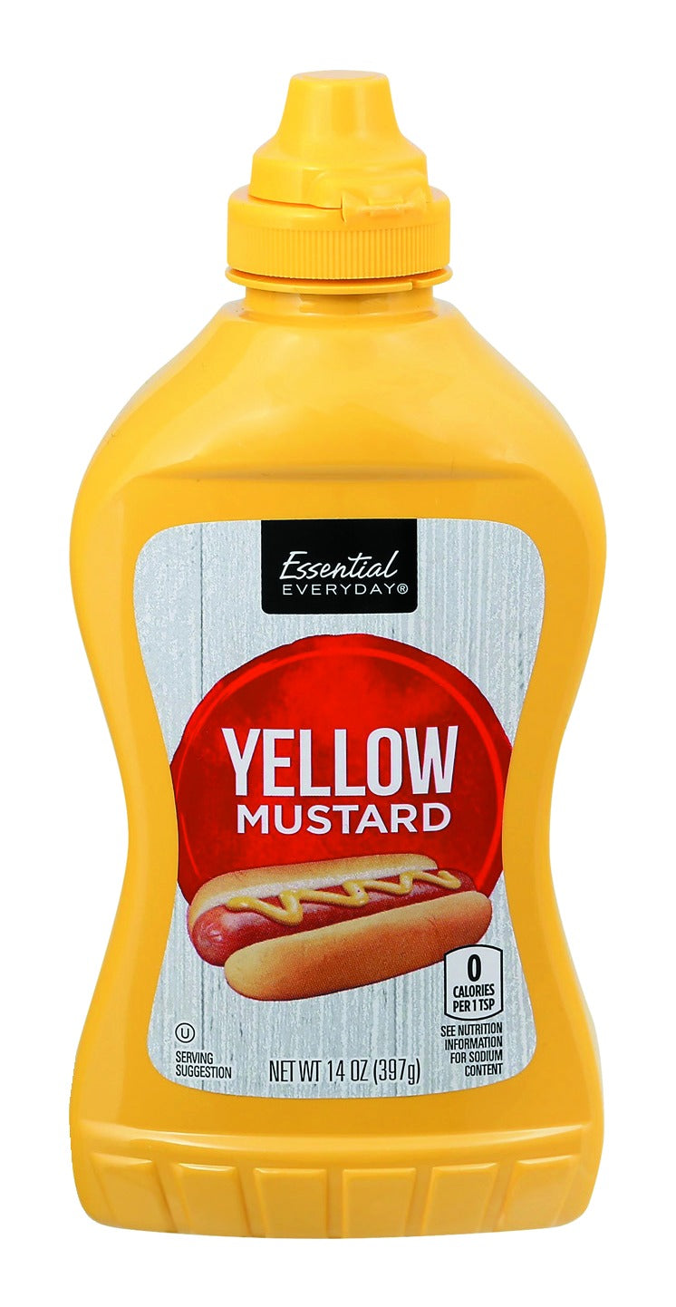 Essential Everyday Mustard, Yellow - 14oz