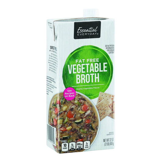 Essential Everyday Broth, Fat Free, Vegetable