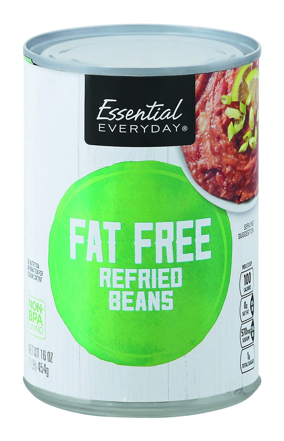 Essential Everyday Fat Free Refried Beans