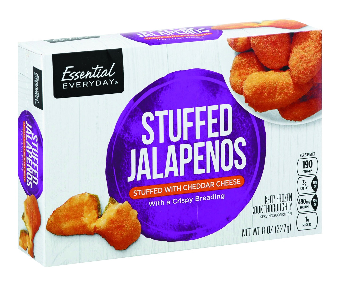 Essential Everyday Stuffed Jalapenos with Cheddar Cheese