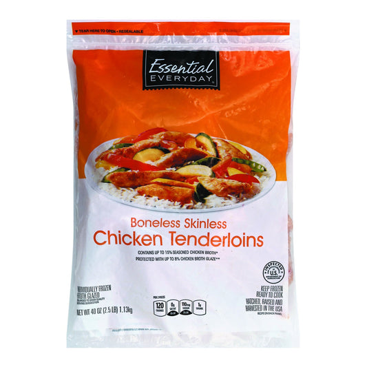 Essential Everyday Chicken, Tenderloins, Boneless, Skinless