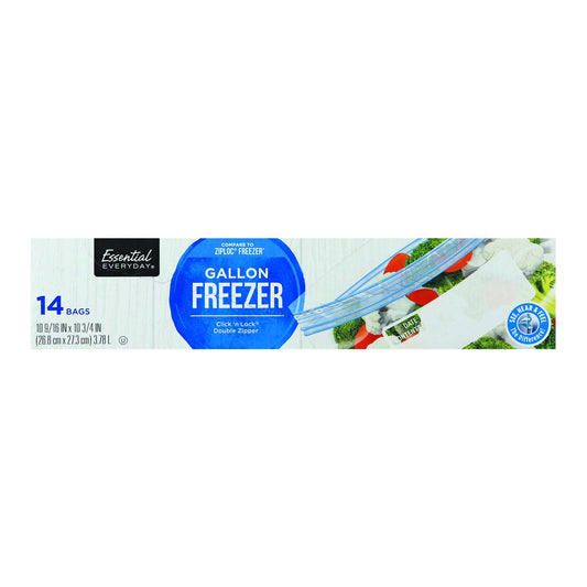 Essential Everyday Gallon Freezer Bag - 14 Bags