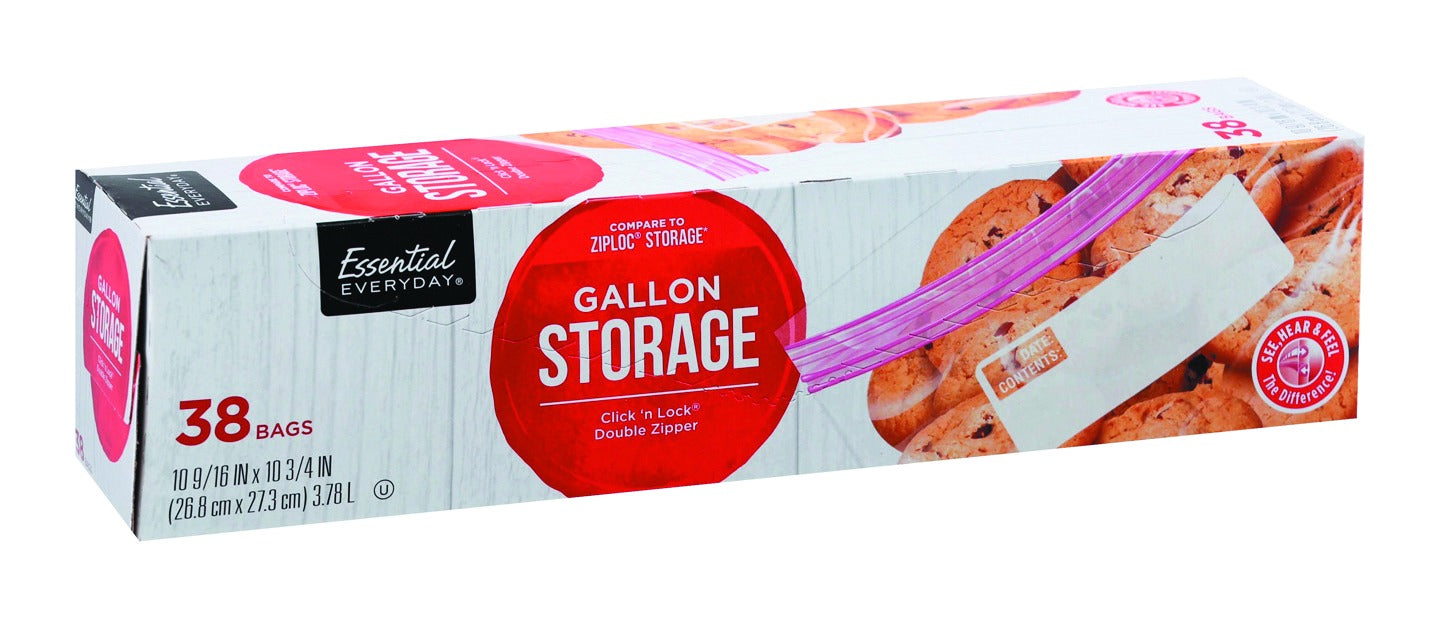 Essential Everyday Gallon Storage - 38ct