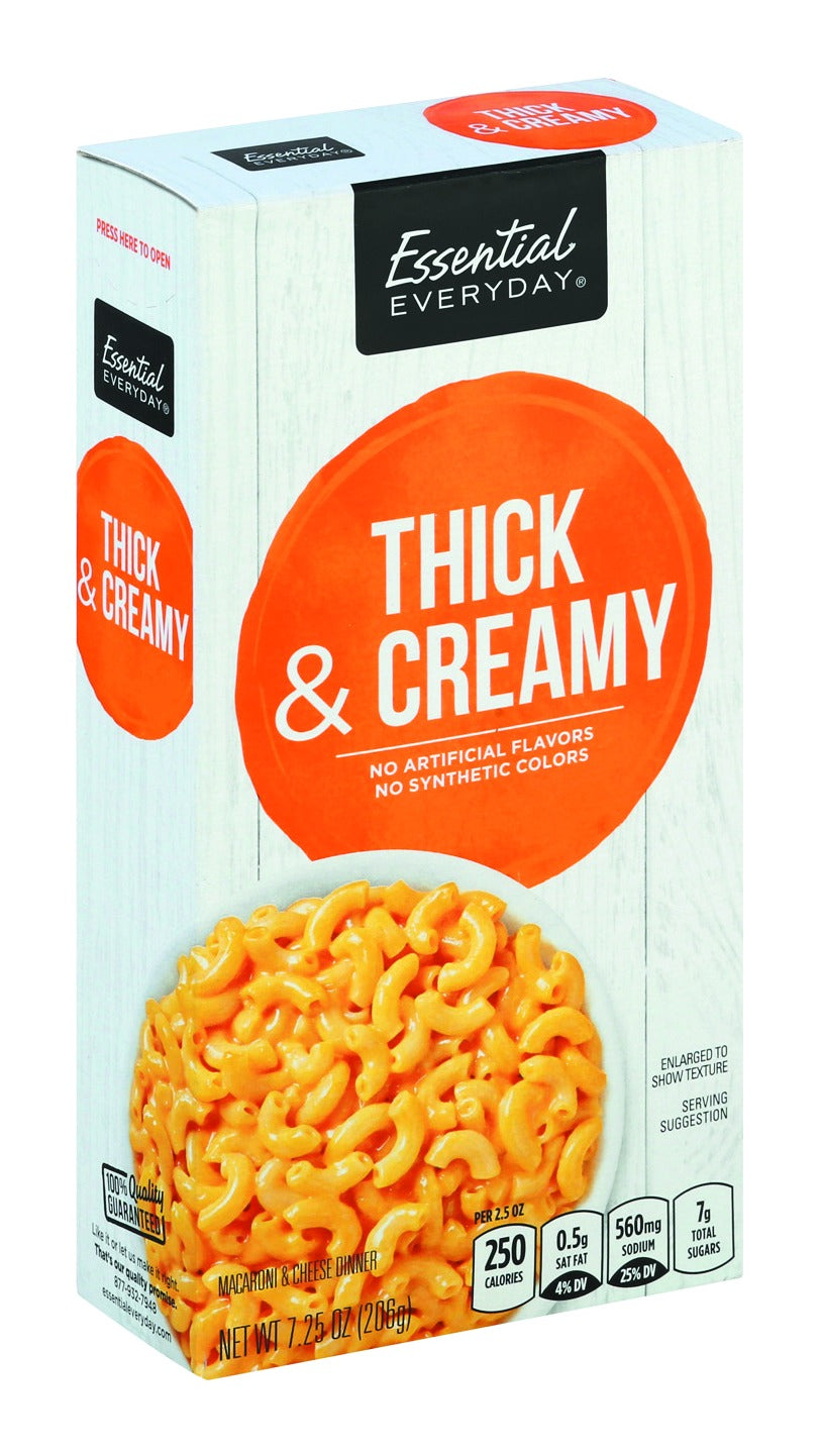 Essential Everyday Macaroni & Cheese Dinner, Thick & Creamy