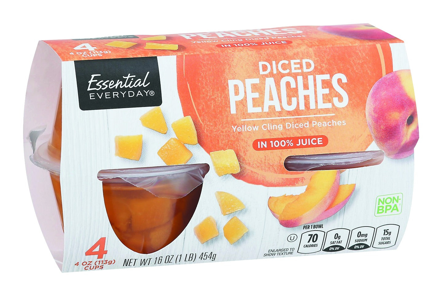 Essential Everyday Peaches, Diced