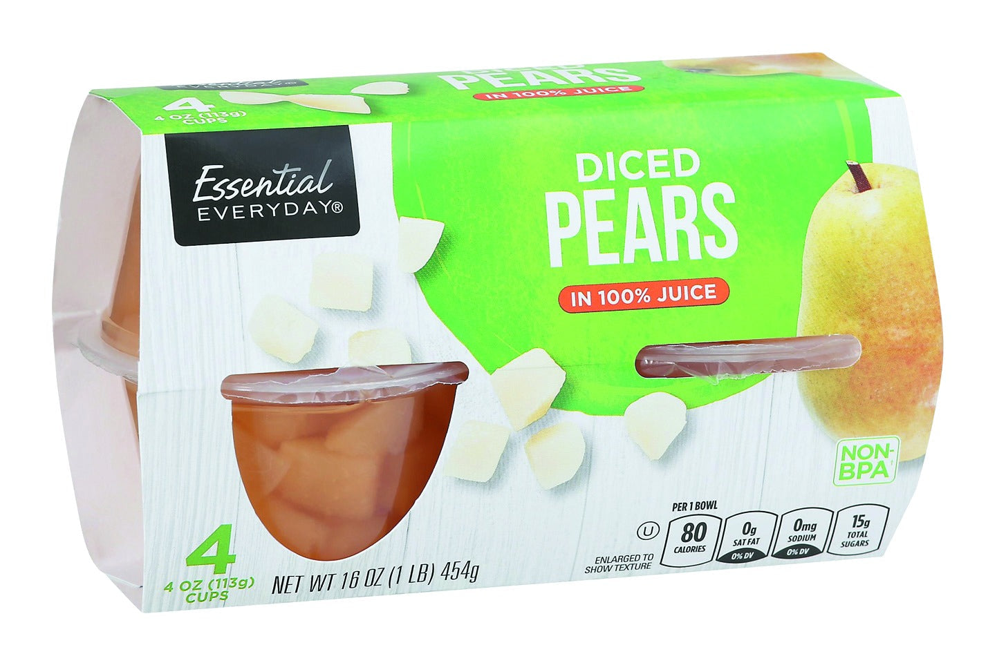 Essential Everyday Diced Pears