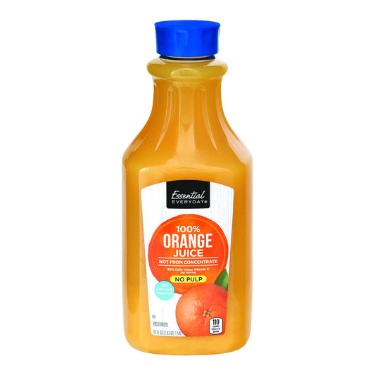Essential Everyday 100% Orange Juice No Pulp